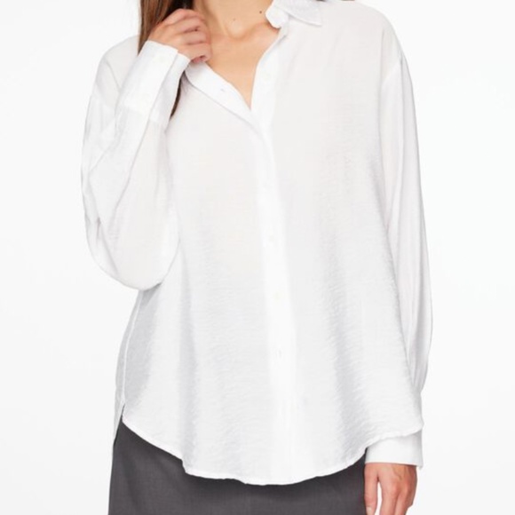 Dynamite Oversized Button Up Blouse - Picture 1 of 3